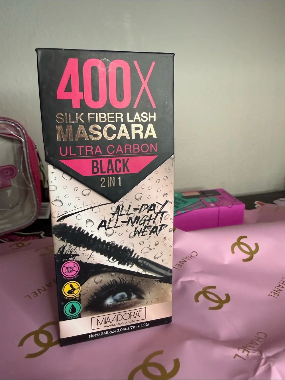 Mia Adora 400X Silk Fiber Lash Mascara - Black